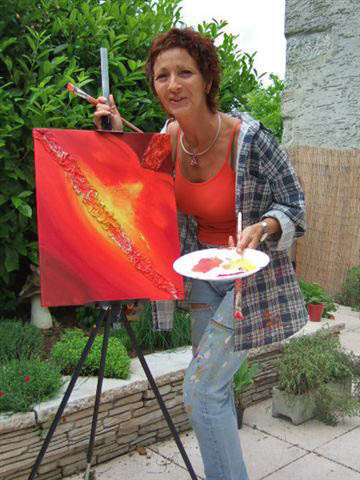 photo Gyslaine en action